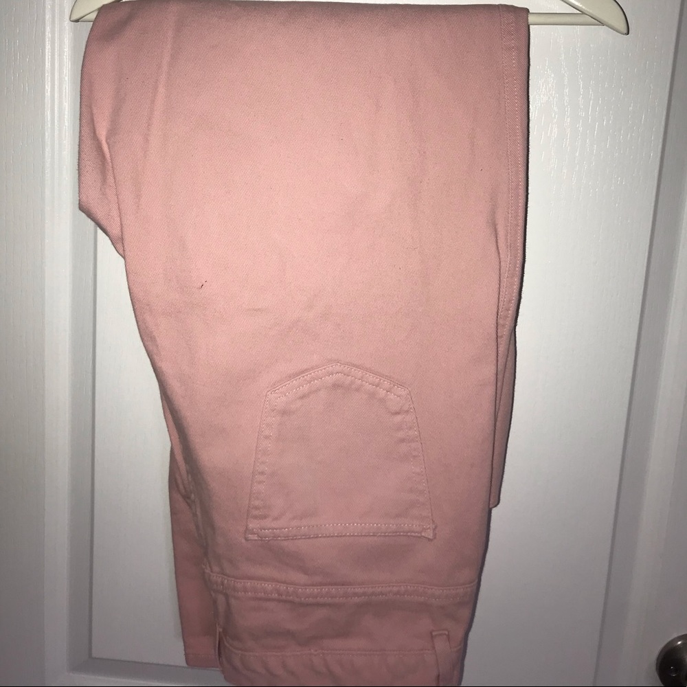 Newport News| pastel pink high wasted jeans